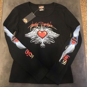 New women’s Harley Davidson long sleeved T